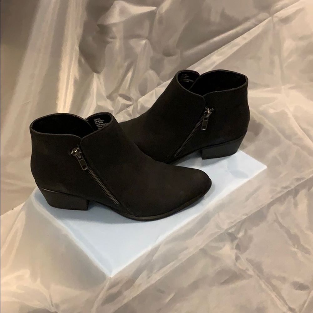 Black ankle boots